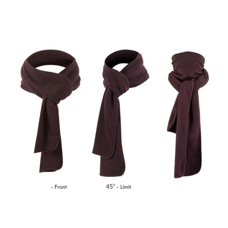 Осенне-зимние шарфы для мужчин и женщин уличные флисовые пар