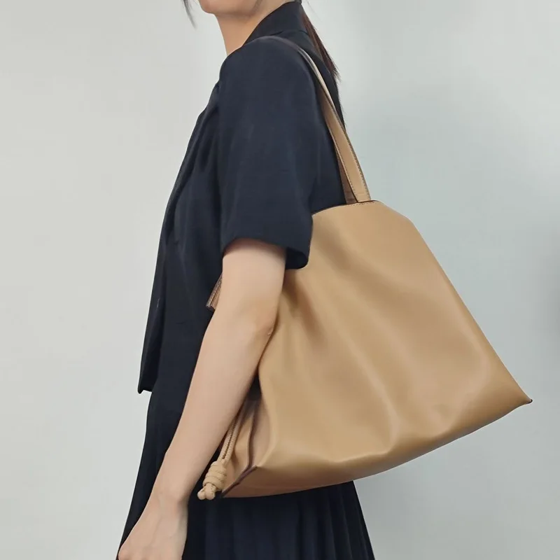 YFZ  Tote Bag For Women - String Closure With Detachable Shoulder Strap, Gorgeous and Functional Handbag Large Capacity