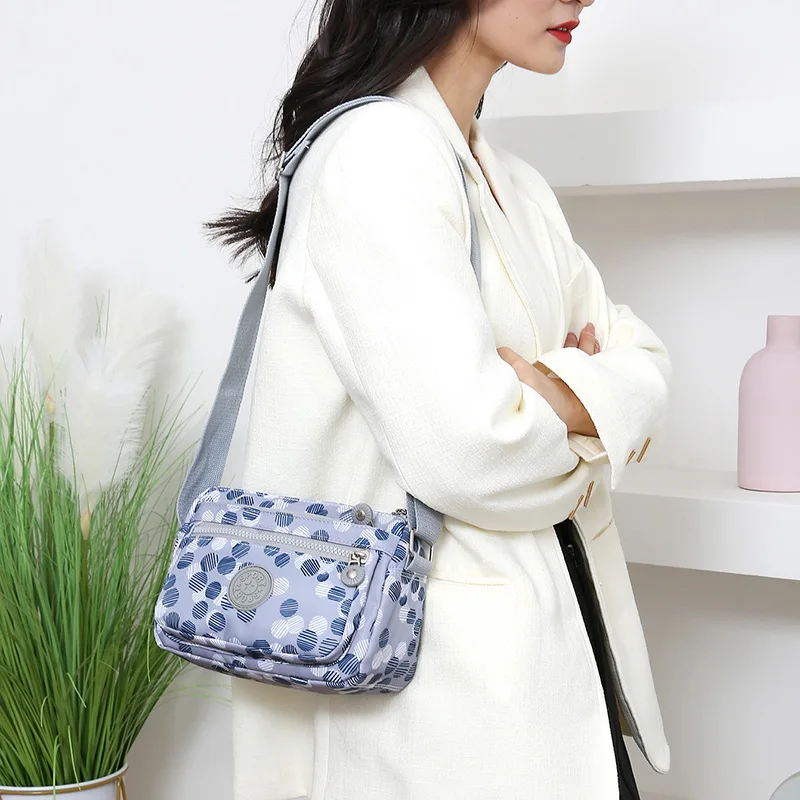 Модная Нейлоновая Сумка Через Плечо Для Женщин С Несколькими Карманами