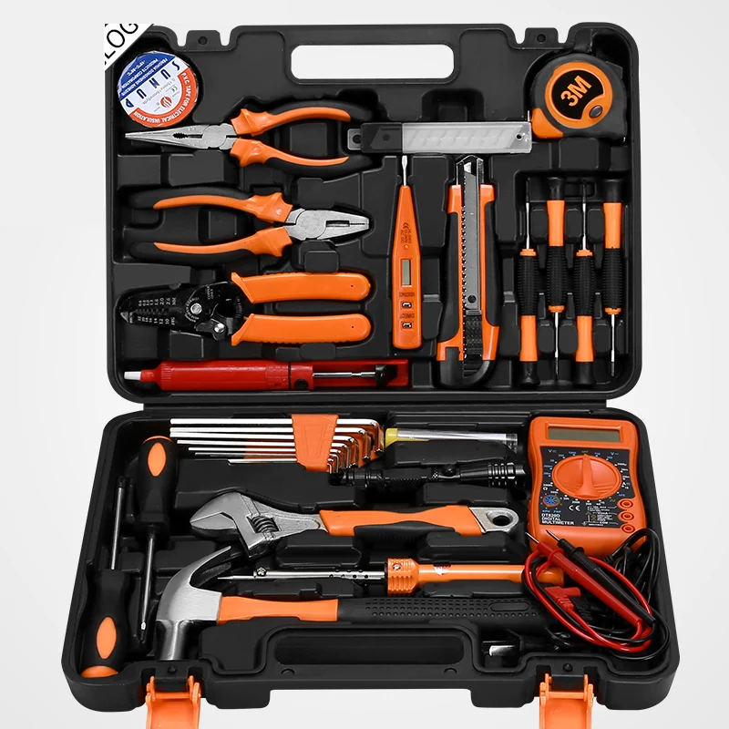 

Portable Work Toolbox Professional Waterproof Electrician Outdoor Storage Suitcase Toolbox Safe Caixa Ferramenta Tool Supplies