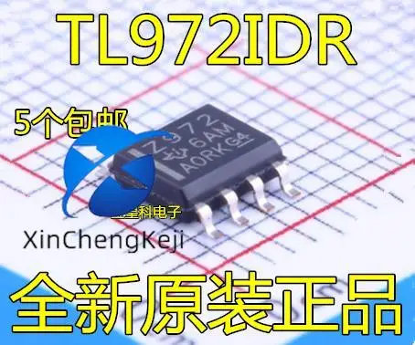 

30pcs original new TL972IDR TL972ID low-noise operational amplifier rail to rail output Z972 SOP8