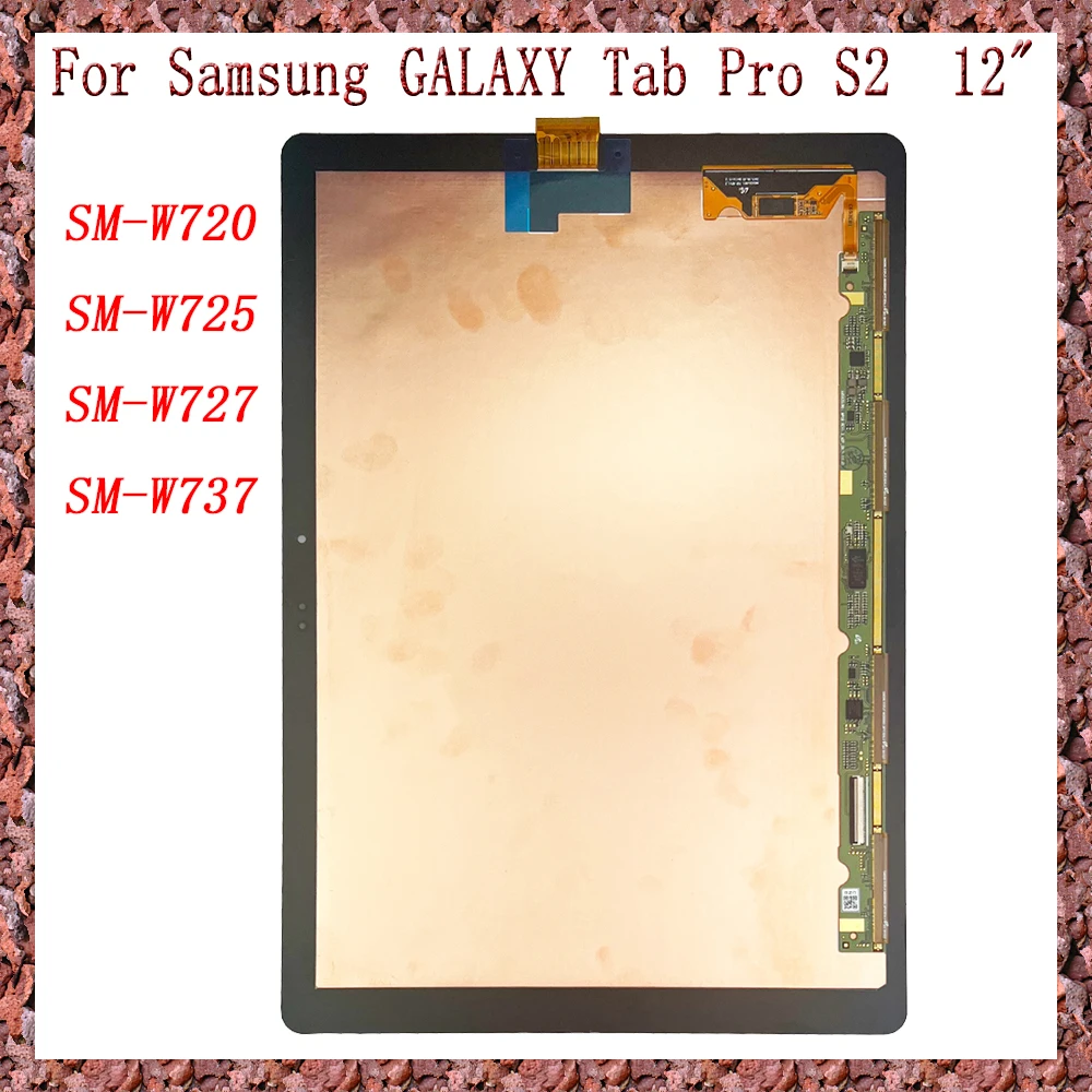 AAA для Samsung GALAXY Tab Pro S2 SM-W720 SM-W725 SM-W727 SM-W737 12 &quotЖК-дисплей сенсорный экран дигитайзер
