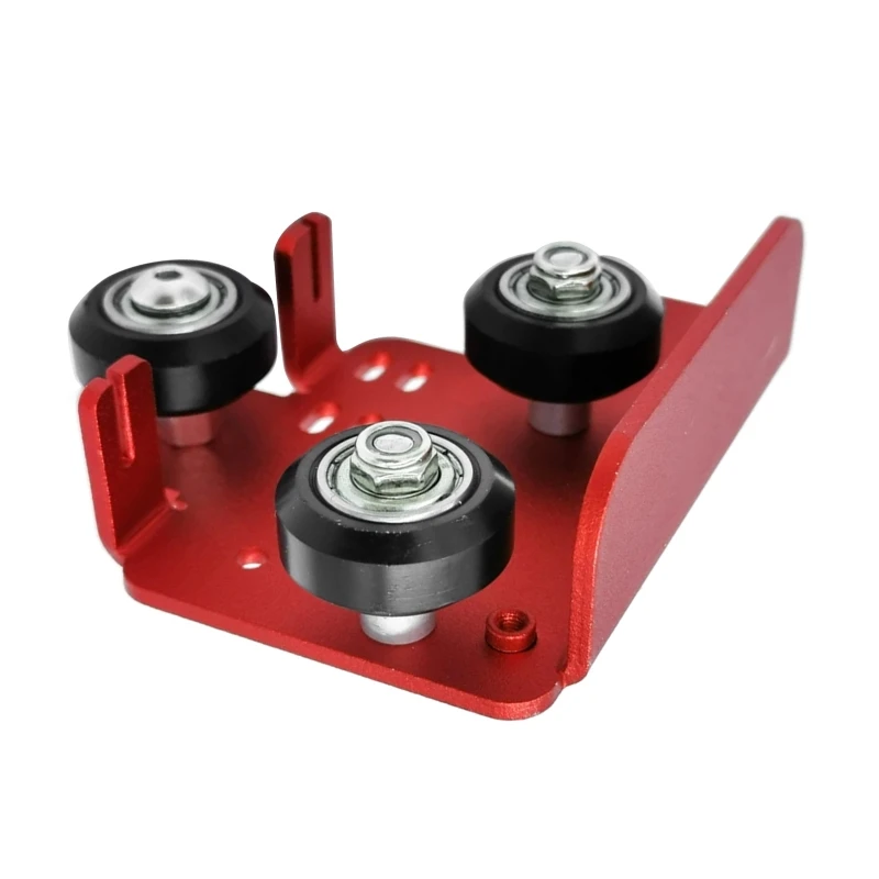 

B0KA 3D Printing Extruding Extruder Back Support Plate With Pulley Adjustable Backplane Stable Sliding