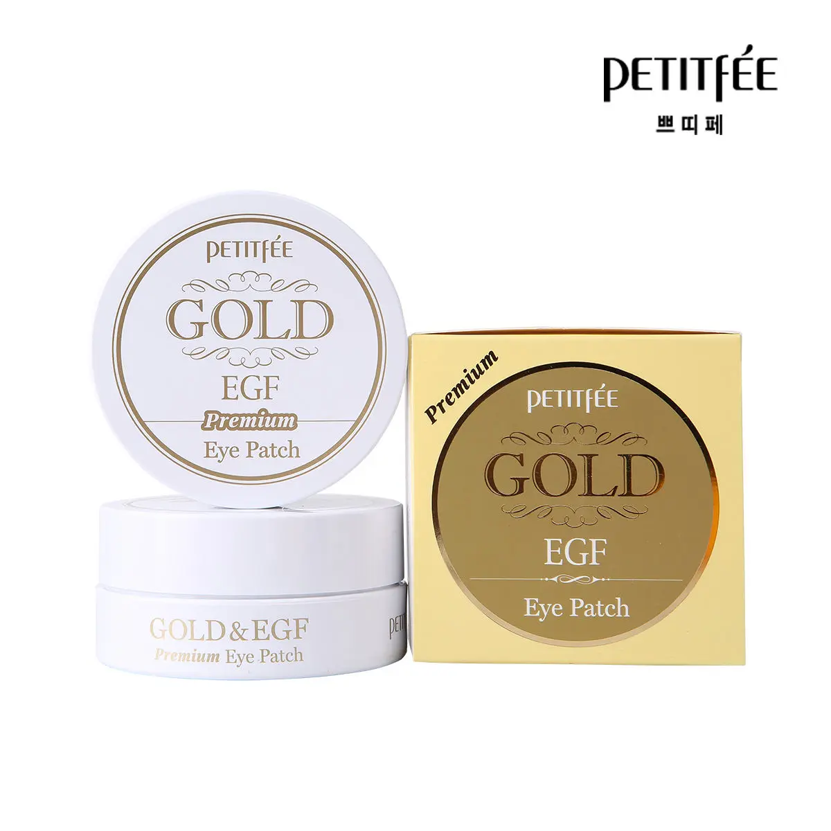 

PETITFEE Premium Gold EGF Eye Patch 60PCS Mask Anti-Wrinkle Dark Circles Crystal Moisturizing Korea Cosmetics