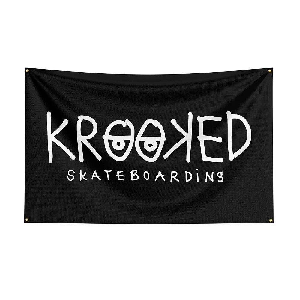 

3x5Ft Krookeds Flag Polyester Printed Skateboards Banner For Decor ft Flag Decor,flag Decoration Banner Flag Banner