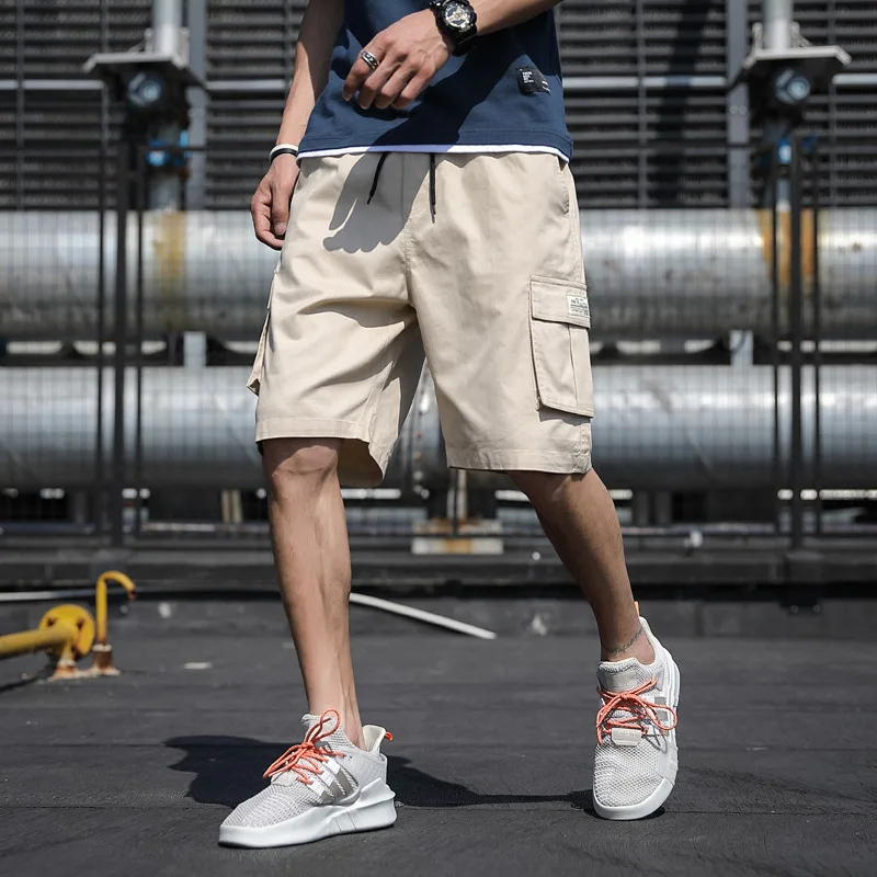 

Summer Men Casual Shorts Basketball Male Sweat Shorts Minimalist Style Holiday Travelling Men Clothing Homme Five-point Pants