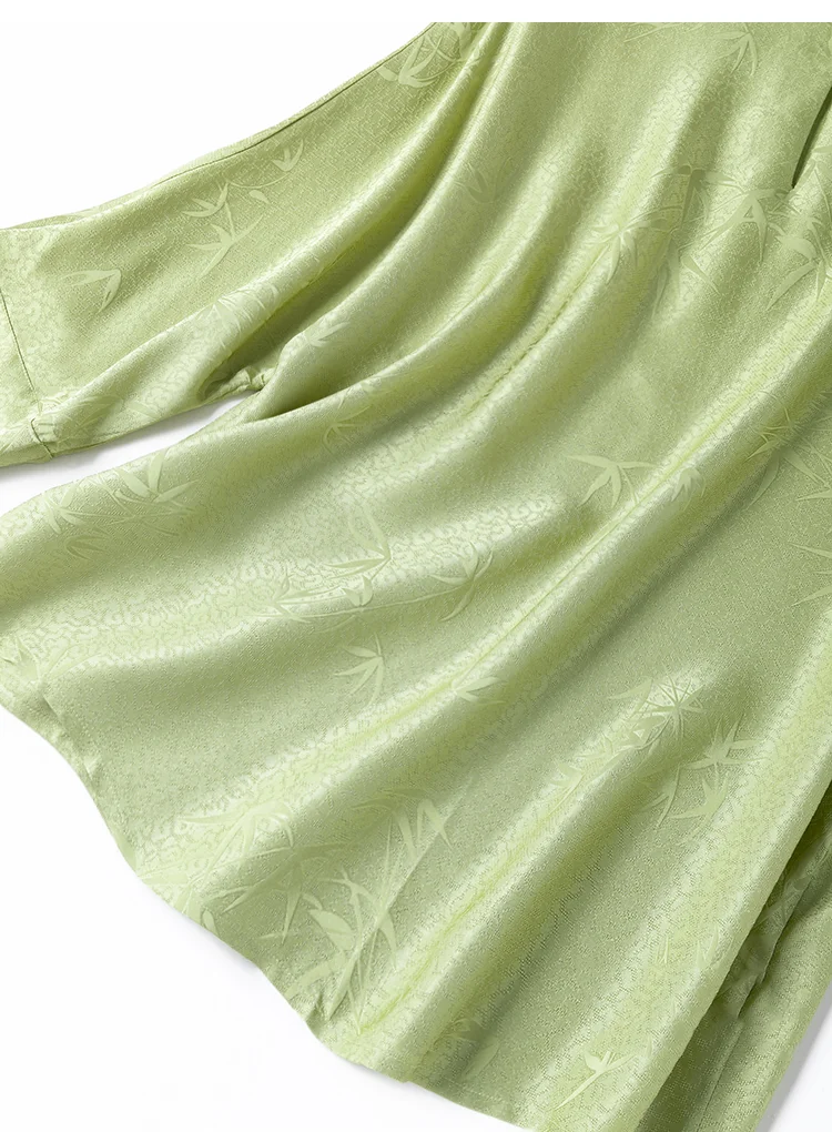 Элегантная футболка BirdTree из 100% натурального шелка женская блузка с рукавом