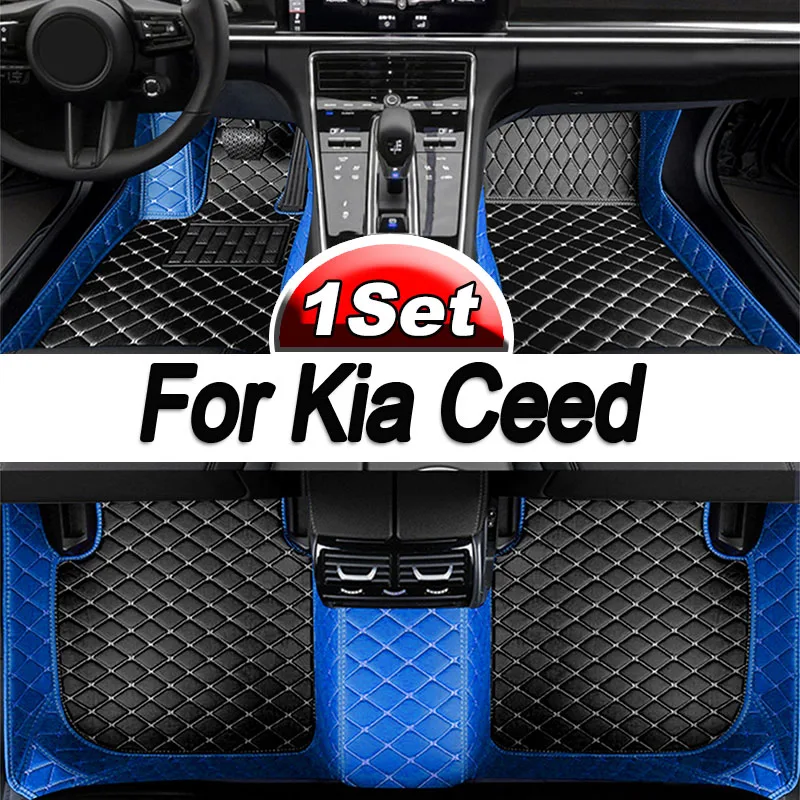 

Car Mats With Pockets Floor Carpet Rugs For Kia Ceed 2014 2015 2016 2018 accessories