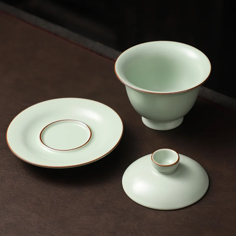 Чайная посуда Gaiwan Chawan набор из чаши для супа китайские кружки кунг-фу фарфоровая