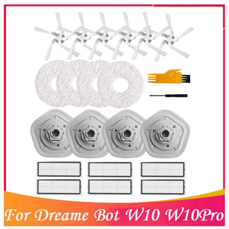 

22 шт., запчасти для пылесоса Dreame Bot W10 W10pro