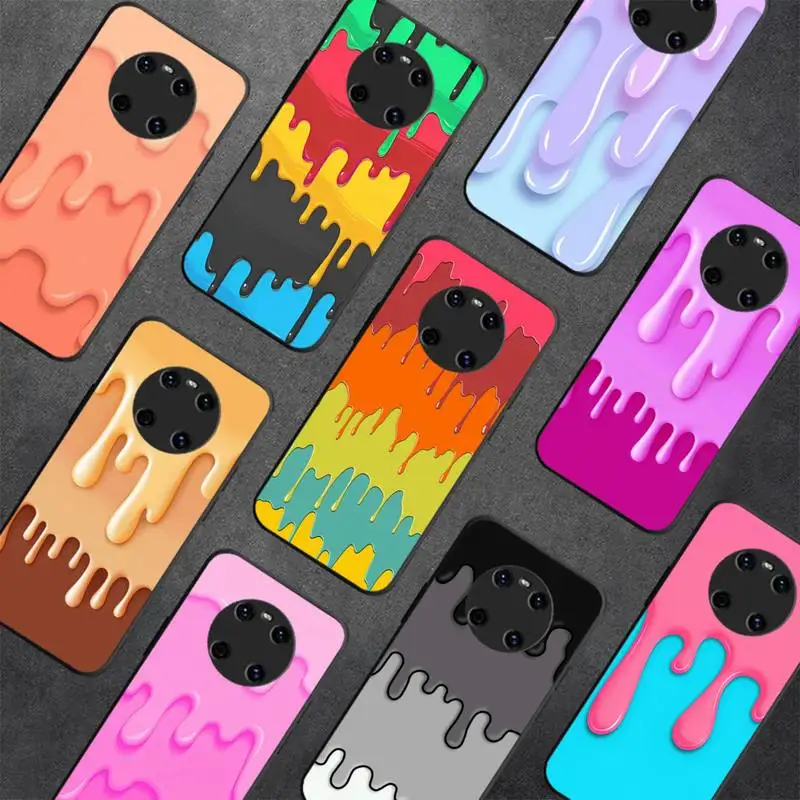 

Melted Colorful Painting Phone Case for Huawei Y 6 9 7 5 8s prime 2019 2018 enjoy 7 plus
