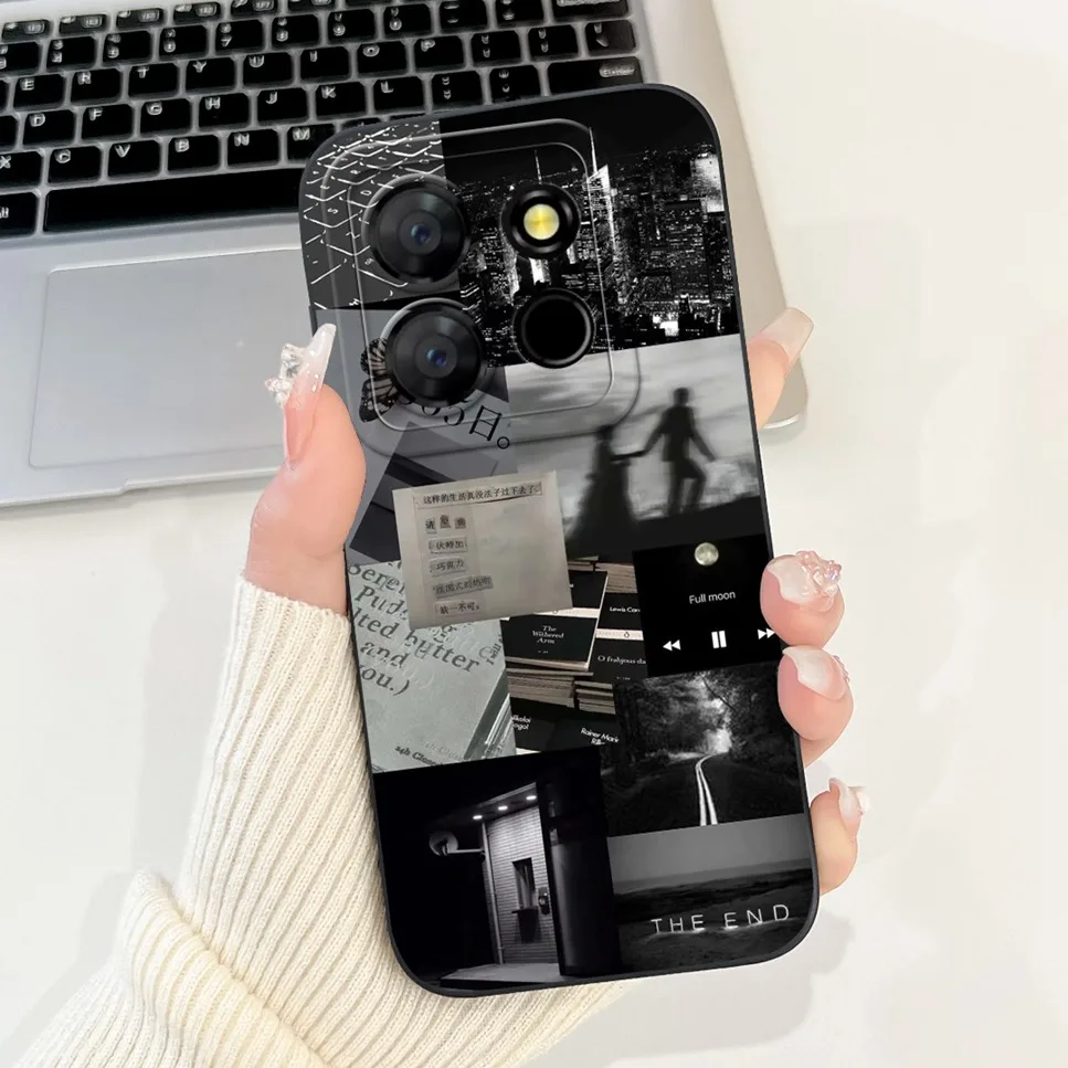 Противоударный тонкий мягкий силиконовый чехол для Infinix Smart 7 X6515