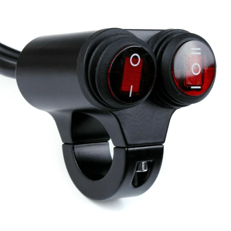 

Motorcycle Handlebar On Off Switch Waterproof For Headlight Fog Spot Light 12V