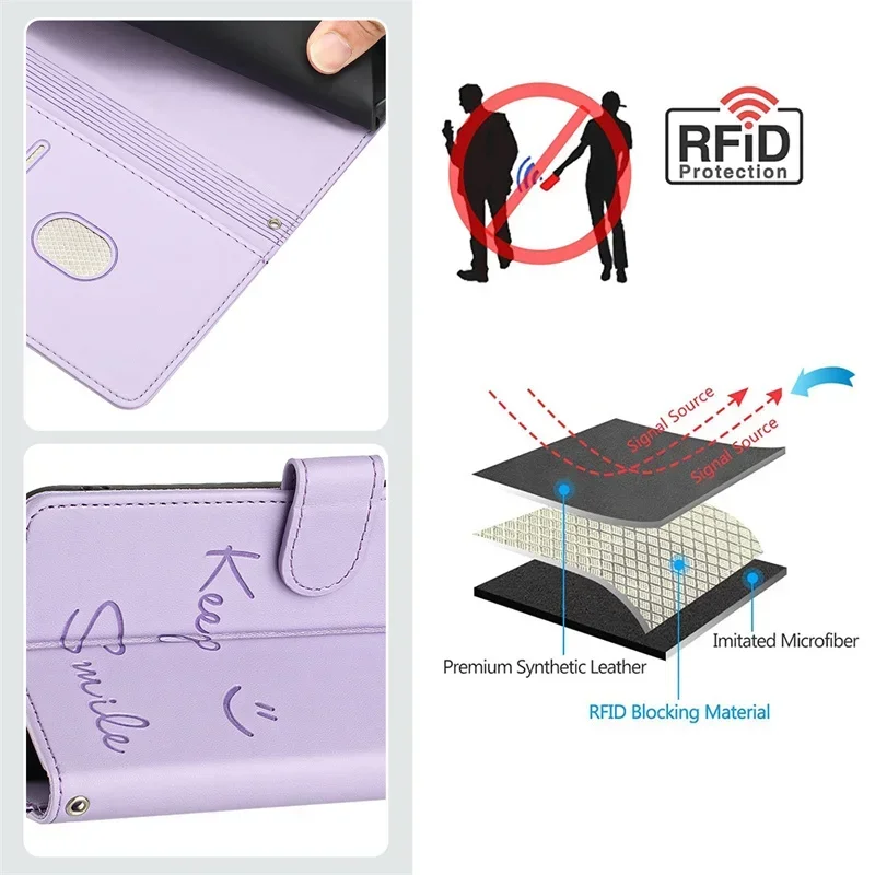 Футляр VIVO V40 SE кожаный с защитой от кражи для vivo V30e V29E V27 Pro V40Lite Y28 Y38 Y18 iQOO Z9