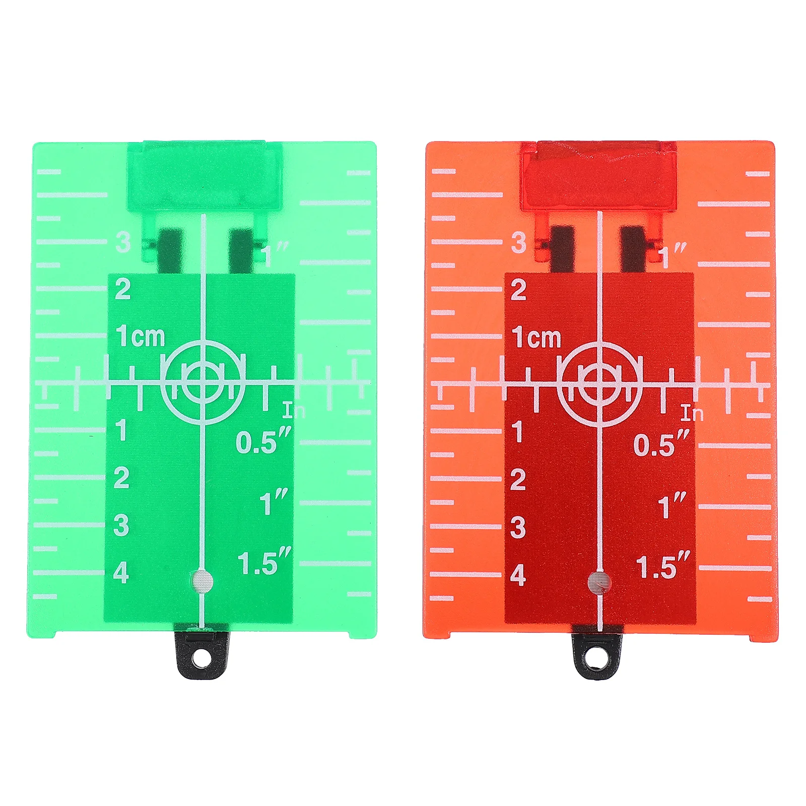 

2 Pcs Green Level Target Board Stand Magnetic Plate Floor Lasers Plastic