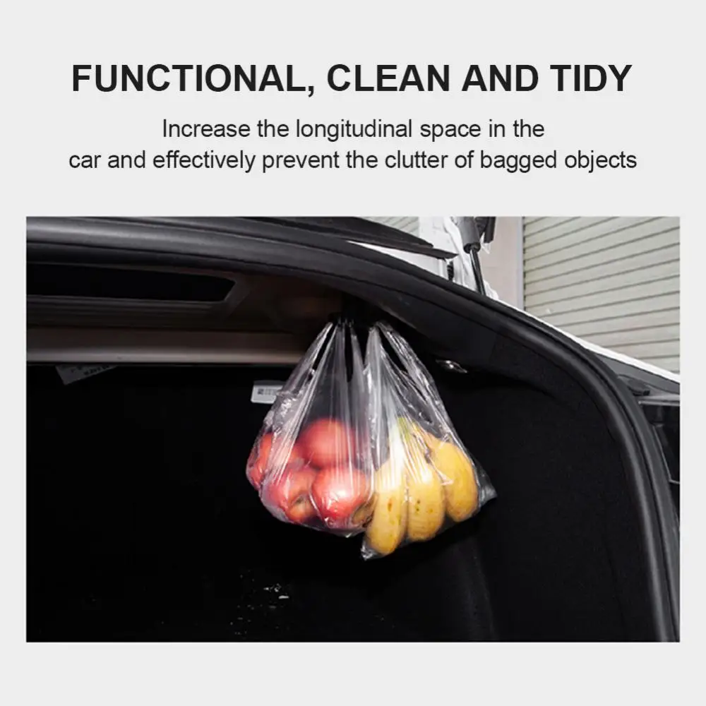 

Stowing Tidying Grocery Bag Hook Upgrade Luggage Compartment Glove Bag Hook For Tesla Model 3 Car Pendant Car Accessories