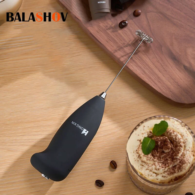 

Mini Electric Milk Frother Wireless Portable Fomaer Coffee Maker Mixer Machines Cappuccino Electrica Kitchen Blender Whisk Wand