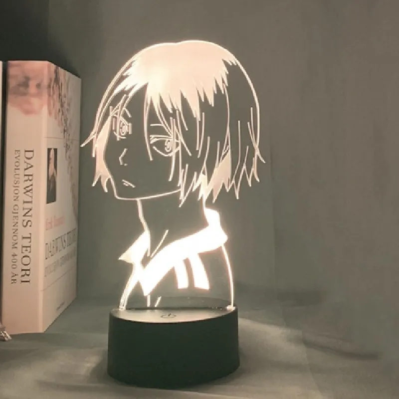 

Haikyuu Ainme 3D Lamp Kenma Kozume Night Lights Tobio Kageyama Xmas Gift Lighting Visual Collection Led Illuminatoer Lampara