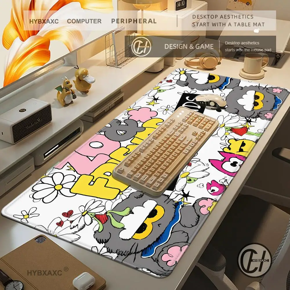Фото Коврик для мыши HD Z-ZOA-Friend XXL, большой резиновый коврик для клавиатуры и ноутбука, нескользящий настольный коврик, новинка для геймеров №2