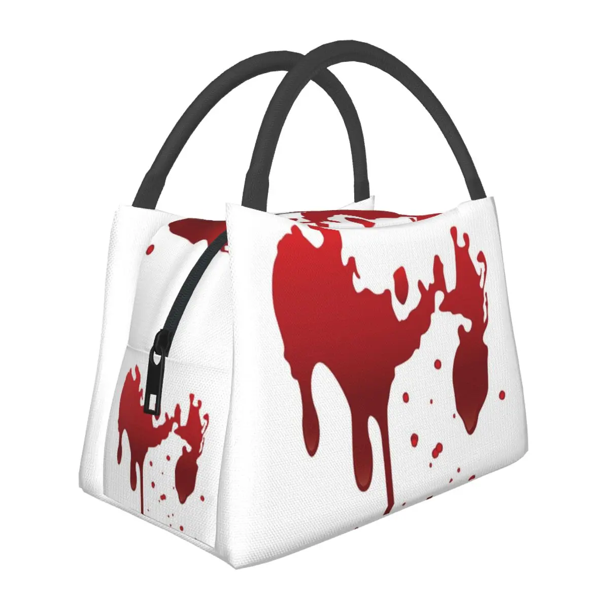 

Born To Shit Bleeding Lunch Bag Funny Words Graphic Design Lunch Box Office Cooler Bag Portable Oxford Thermal Lunch Bags