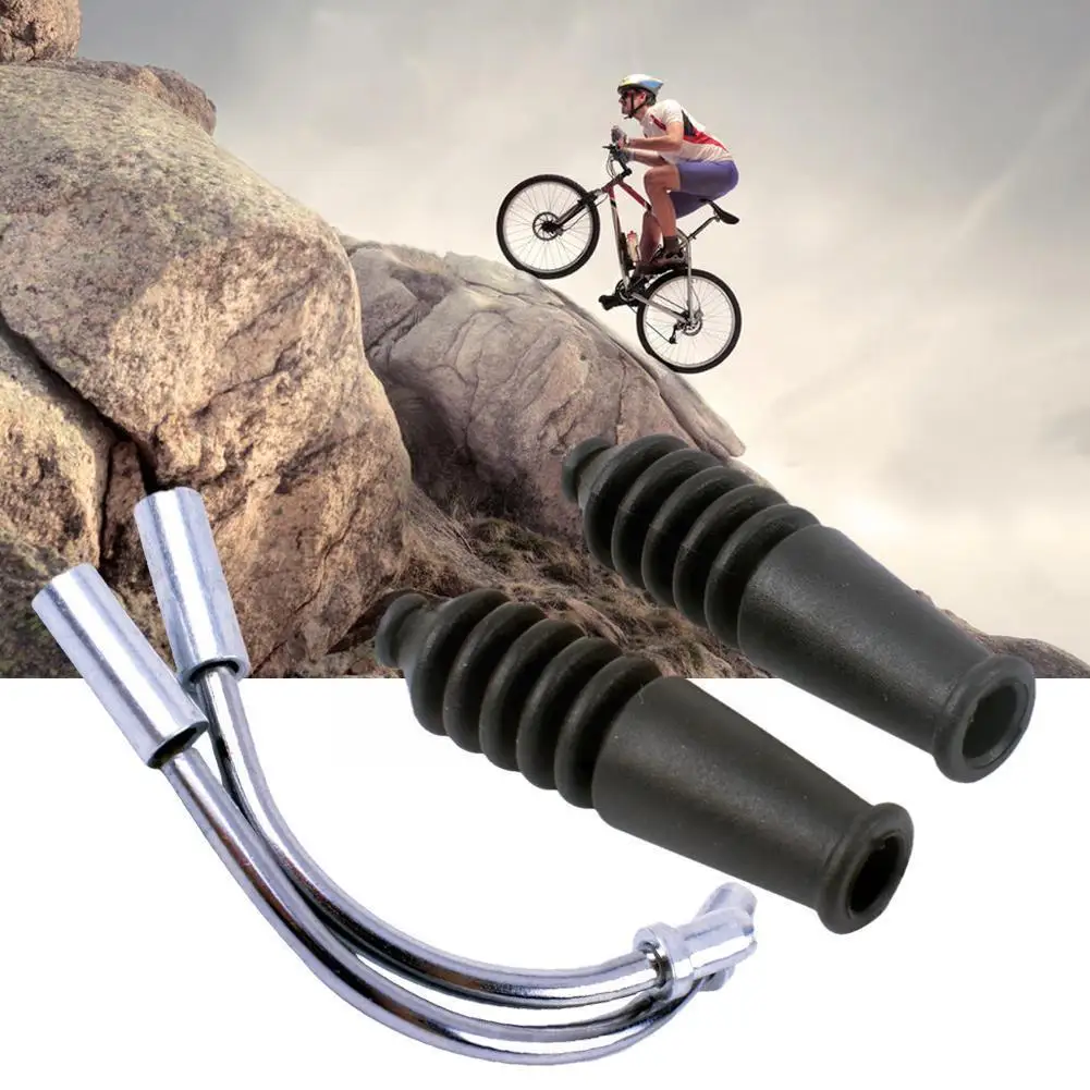 

Ztto 2 пары велосипедный V тормоз локоть V тормоз пылезащитный кабель тормозной локоть V Крышка тормозной троса направляющий Защитный тип труб...