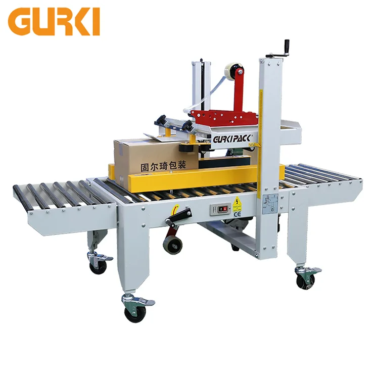 

GURKI Semi Automatic Adhesive Tape Carton Case Box Sealing Packing Machine Sealer