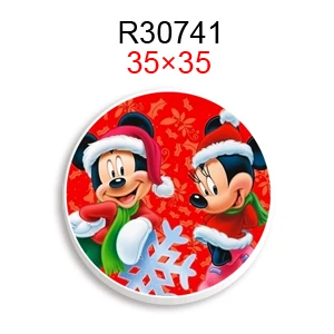 

Hot Sale 10Pcs/lots Disney Christmas Mickey Minnie Cartoon Planar Resin for DIY Phone Decorations Hair Bow Centers
