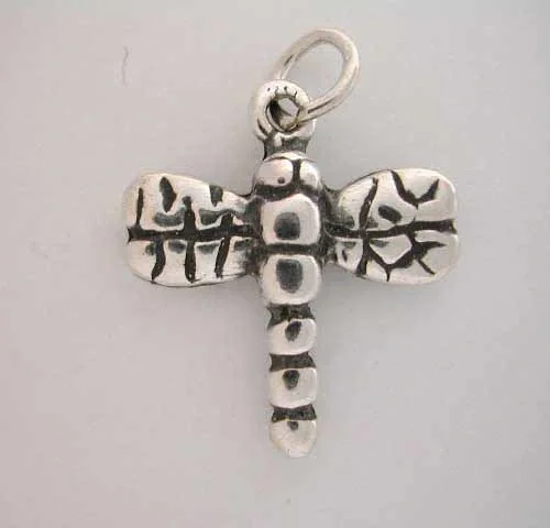 

Silver DRAGONFLY CHARM Dragon Fly Bug
