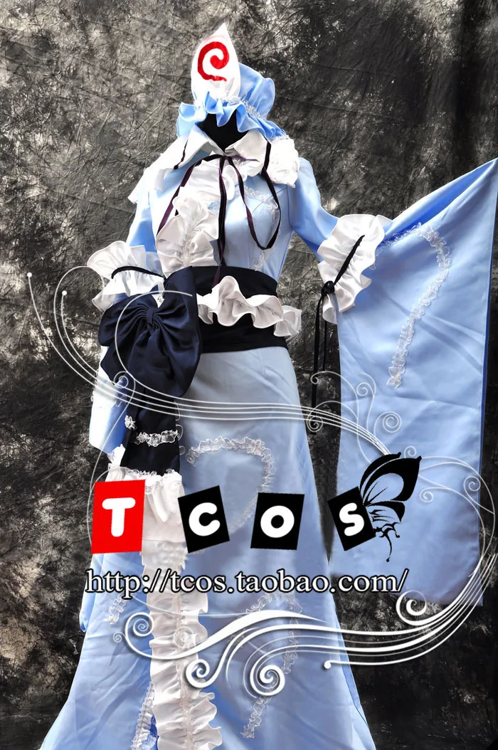 

Костюм для косплея Touhou Project, непроницаемая ночь Saigyouji Yuyuko