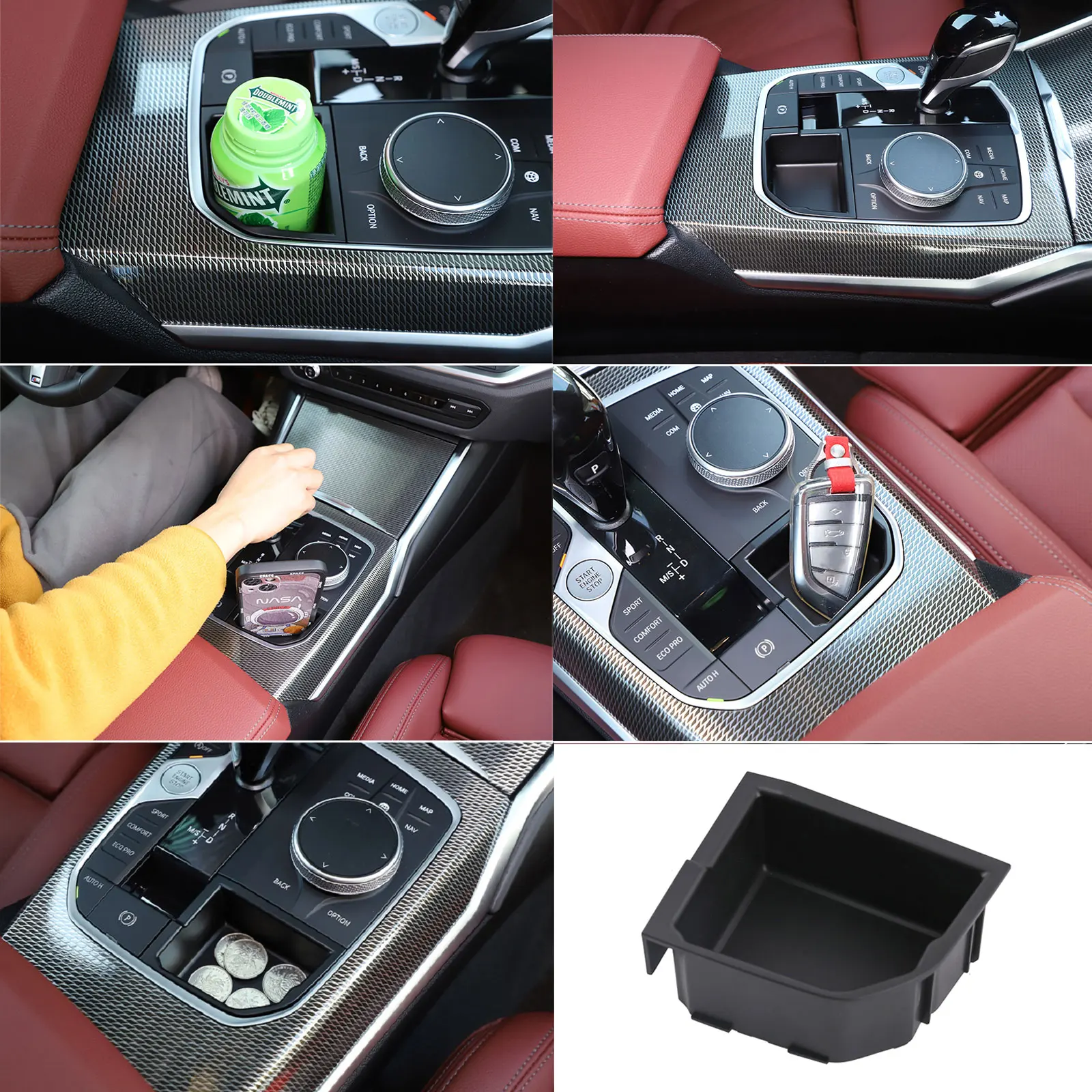 Коробка для хранения левых водительских автомобилей рычаг переключения передач