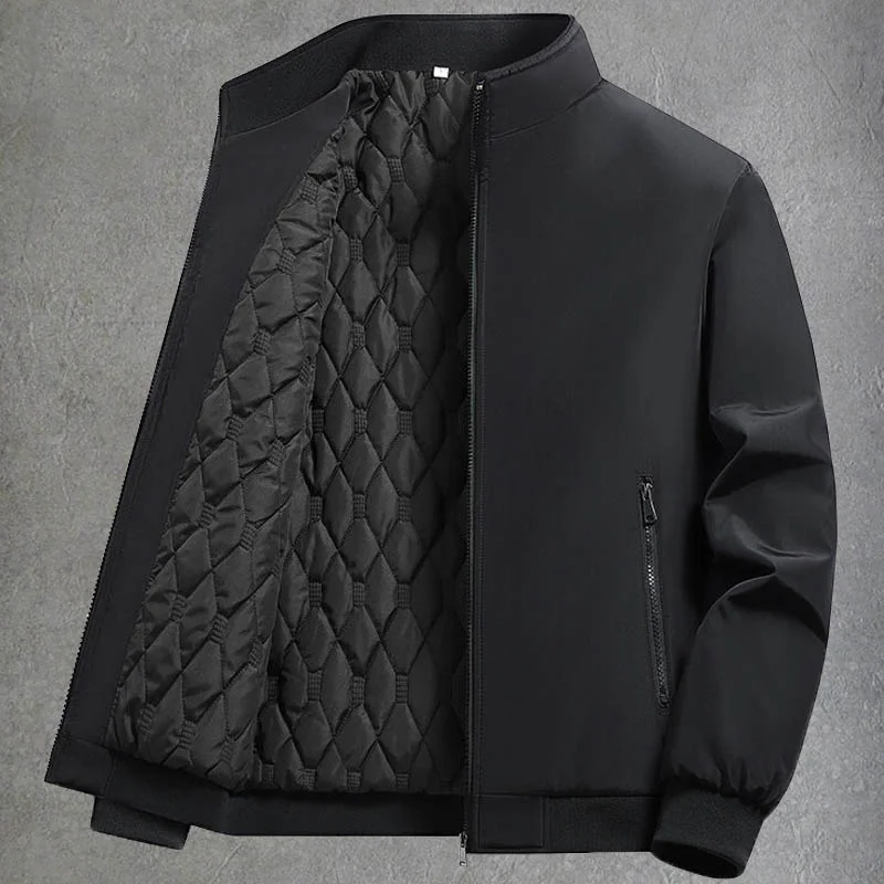 

Men Windbreaker Streetwear Winter Fleece Jackets Coat Plus Size 6XL 7XL 8XL Thicken Warm Varsity Jacket For Men Parkas Overcoats