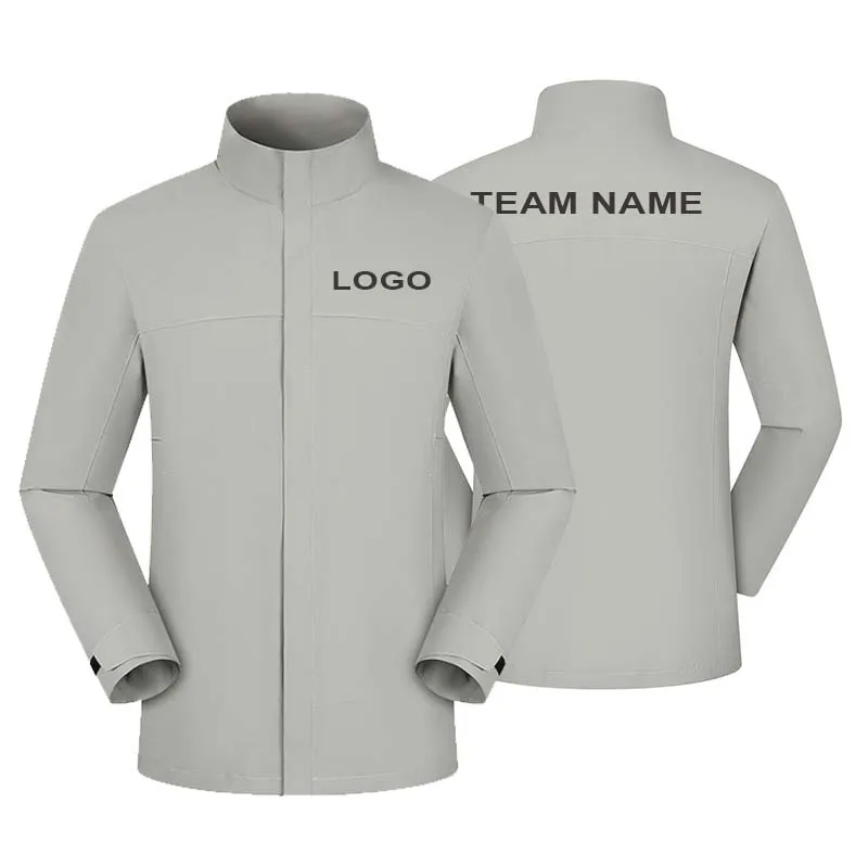 Индивидуальный логотип весенне-осенние мужские водонепроницаемые ветровки