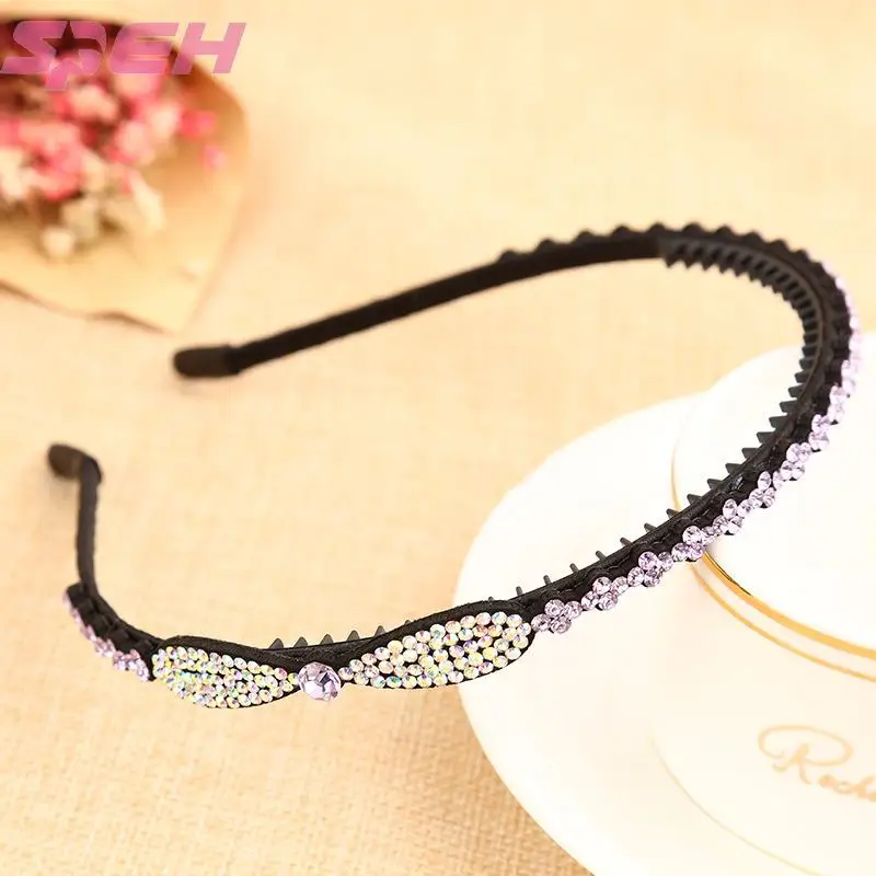 

Оптовая продажа от производителя, обруч для волос, корейская мода, женская бижутерия, изысканный обруч Стразы, креативный обруч для волос