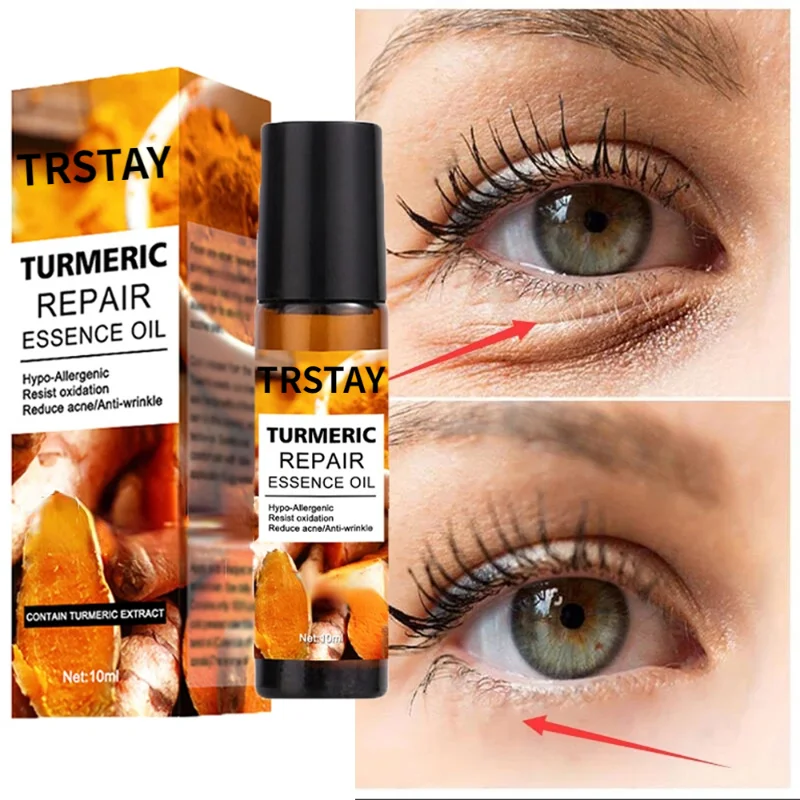 Anti-Wrinkle Eye Serum Fade Fine Lines Anti Aging Massage Essence Oil Remove Eye Bags Dark Circles Anti Puffiness Firm Eye Care