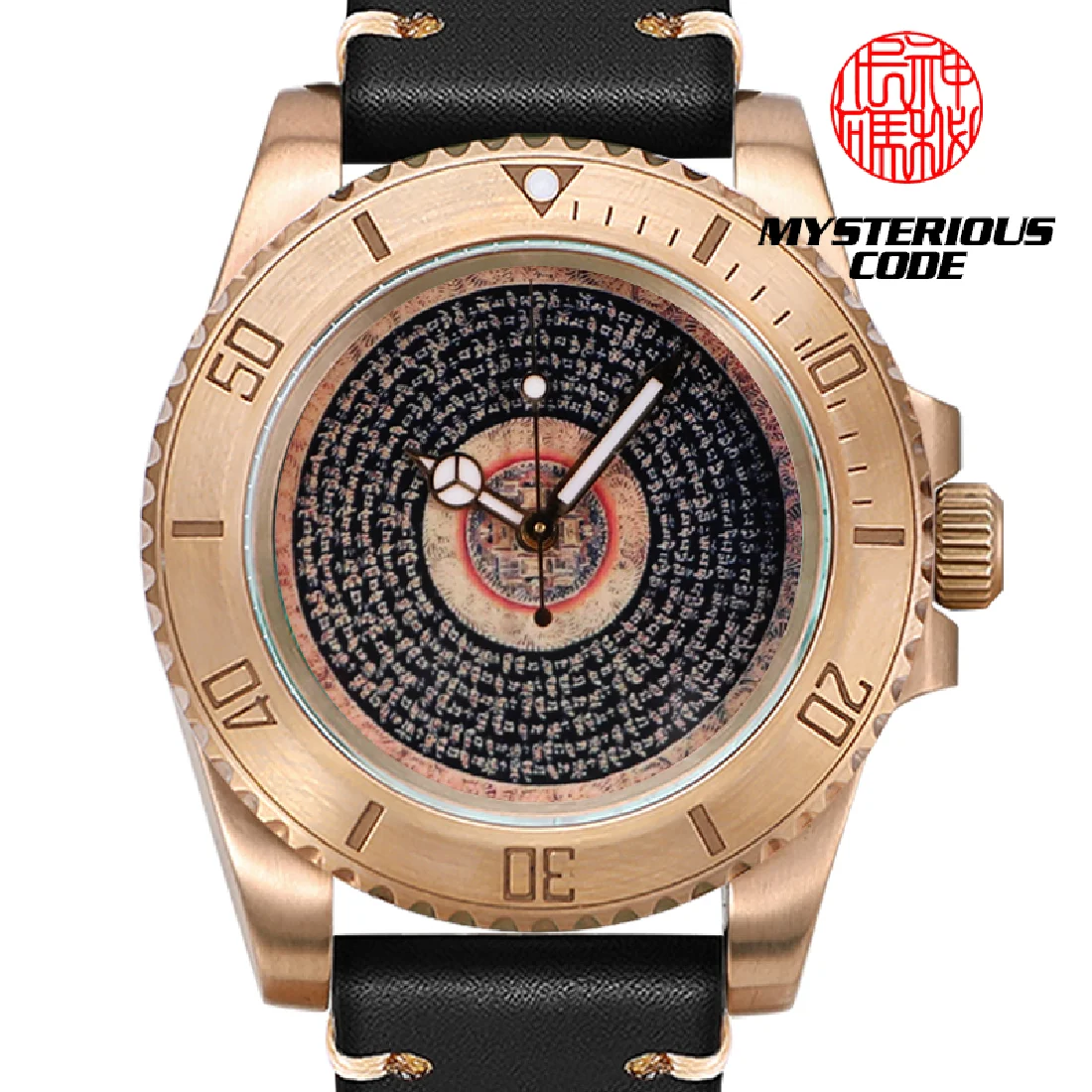 

Luxury Bronze Watch Men NH35 Automatic Mechanical Wristwatches 200M Diver Watches Sutra Dial Titanium Cover Luminous Clocks 2021