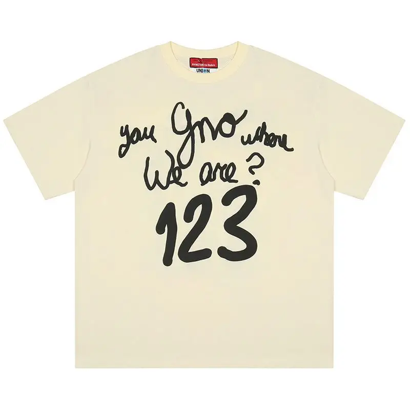 

High Quality RRR123 Oversize Cotton Short Sleeve T Shirts For Men Women Summer Korean Fashion Vintage Tees Tops Hip Hop Clothing