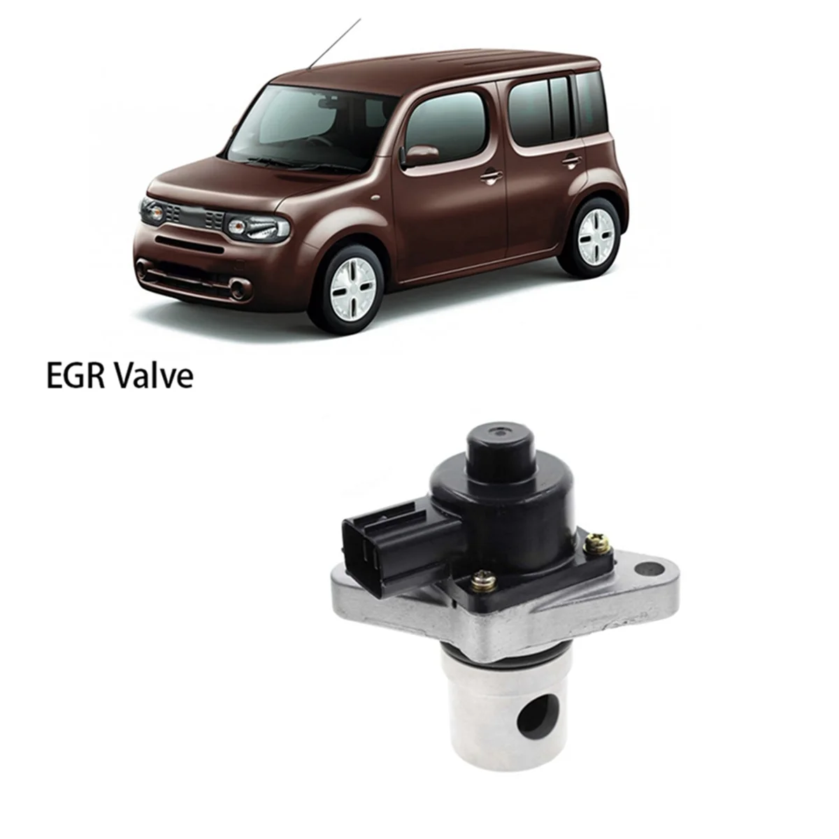 Автозапчасти двигателя клапан EGR для Nissan Cube Bluebird HR15D MR20 выпускной газовый