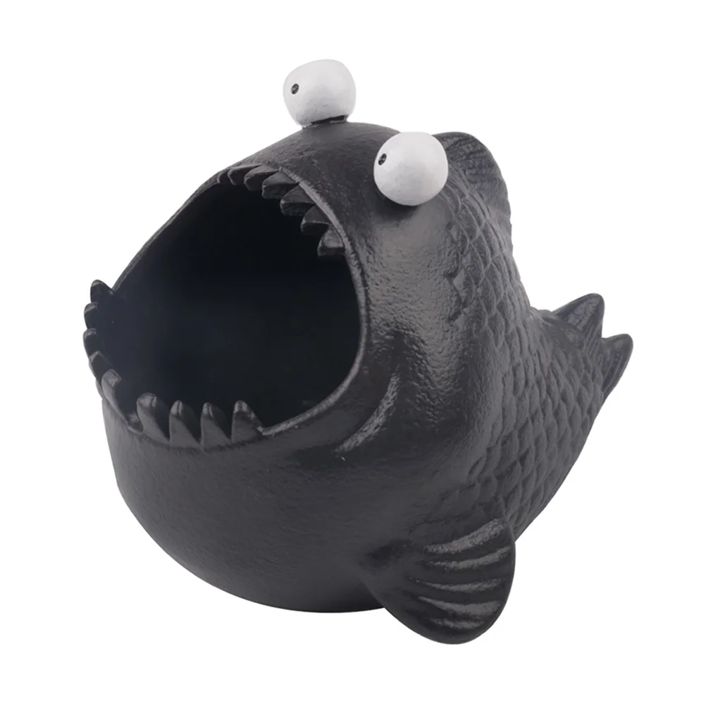 

1 шт. креативная пепельница Piranha с изображением животных, керамическая пепельница с защитой от летания, домашняя пепельница
