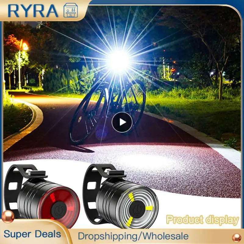 

Road Mountain Bike Light LED Flash Waterproof Bicycle Tail Light Bike Rear Light Night Riding Safety Warning Lights