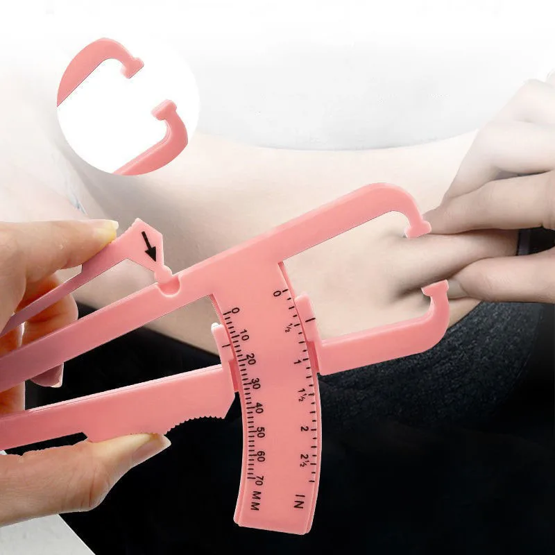 

1PC Crossfit Body Fat Loss Tester Calculator Fitness Caliper Clip Measurement Slim Skin Fold Body Fat Chart Gym Equipment