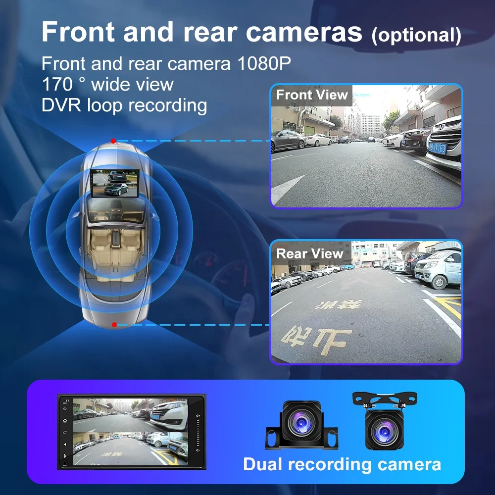 Автомобильная магнитола Jmance для Toyota мультимедийная система на Android с 7-дюймовым