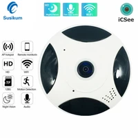 icsee 3mp 360 panoramic cctv camera wifi video surveillance two ways audio mini wireless smart home camera