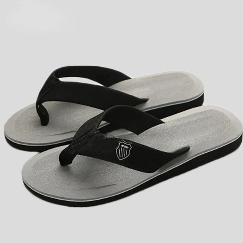 

Men Summer Flip Flops Beach Slippers Thong Sandals Anti-slip Casual Flat Shoes High Quality Slippers Home Slippers For Men