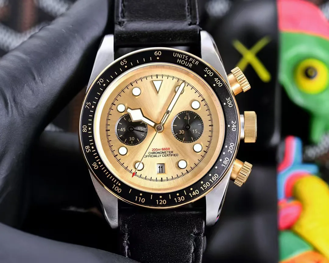 Мужские роскошные модные полностью автоматические часы с механическим