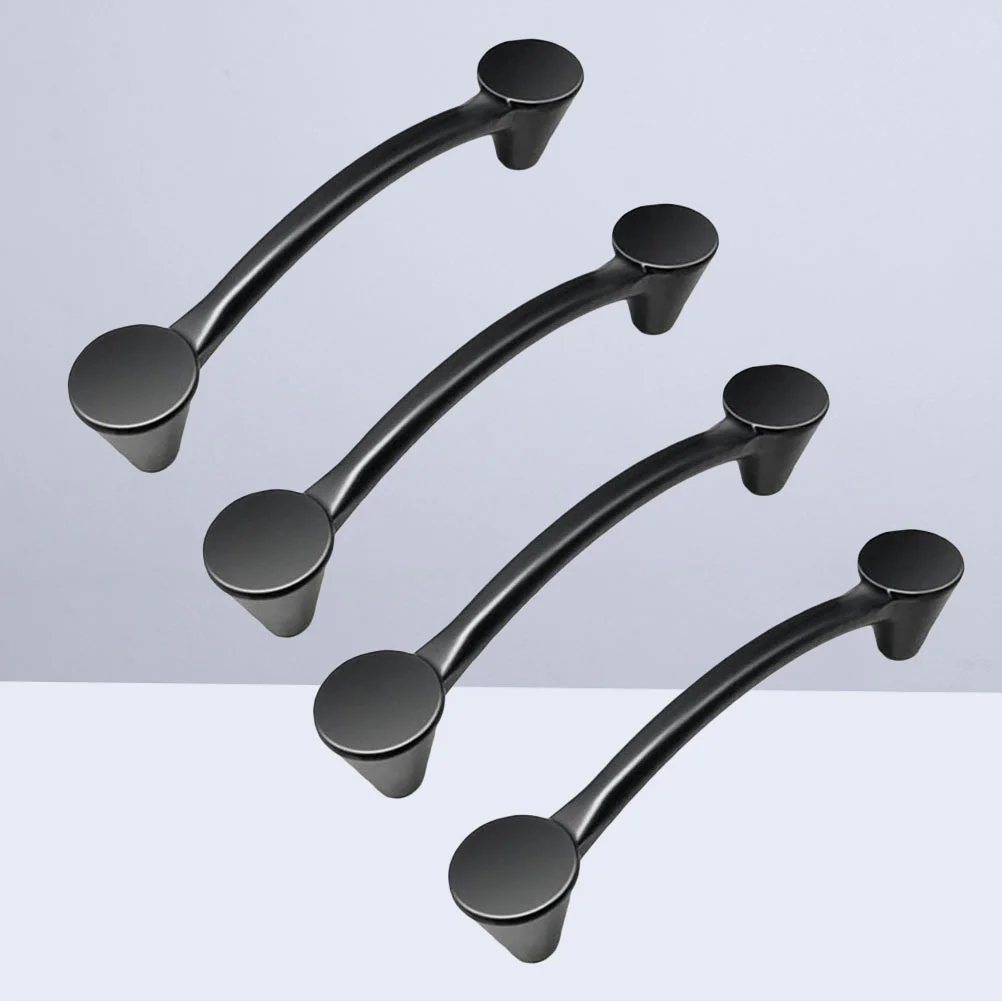 

4 PCS Kitchen Cabinet Pulls Kitchen Door Handles Black Cabinet Pulls Cabinet Handle Drawer Knobs Black Drawer Handles Furniture