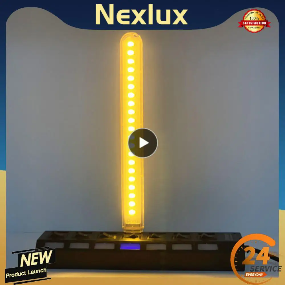 

1 шт. ультра-Eading Ночная лампа мини портативное зарядное устройство для ноутбука кемпинга Led Usb светильник 2023 освещение для чтения