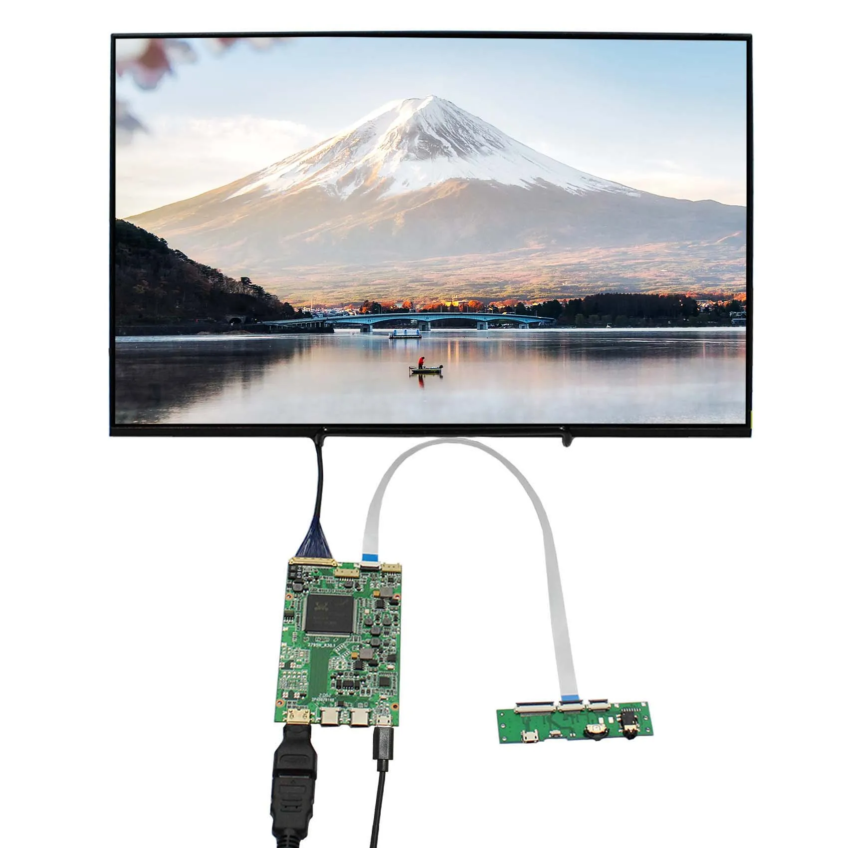 

16inch IPS MNG007DA1-1 2560X1600 LCD Screen 16.0" Brightness 500nit Laptop Display Replacement with HD-MI Type C LCD Drive Board