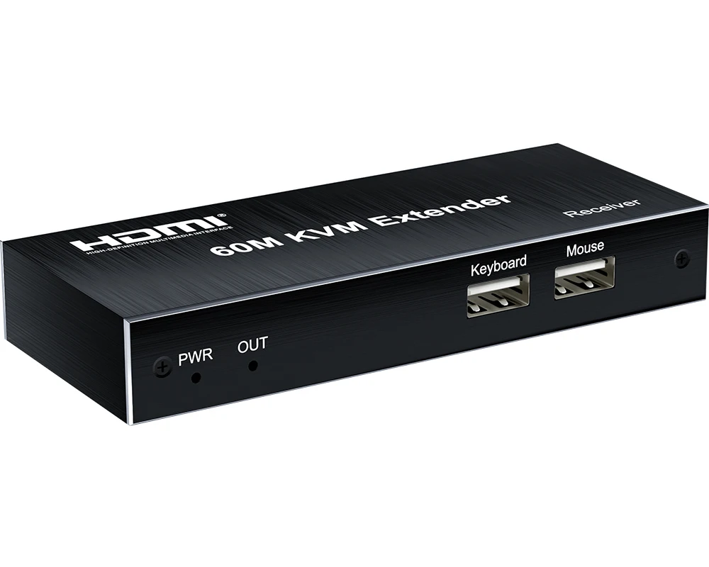 60 м HDMI KVM удлинитель 1080p по Cat5e/6 Ethernet-кабель 1080P видео конвертер для PS5