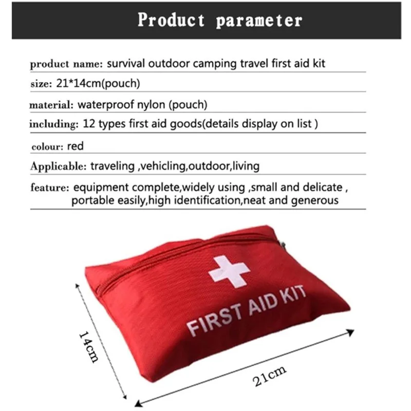 Мини-аптечка первой помощи для экстренного выживания во время семейного отдыха