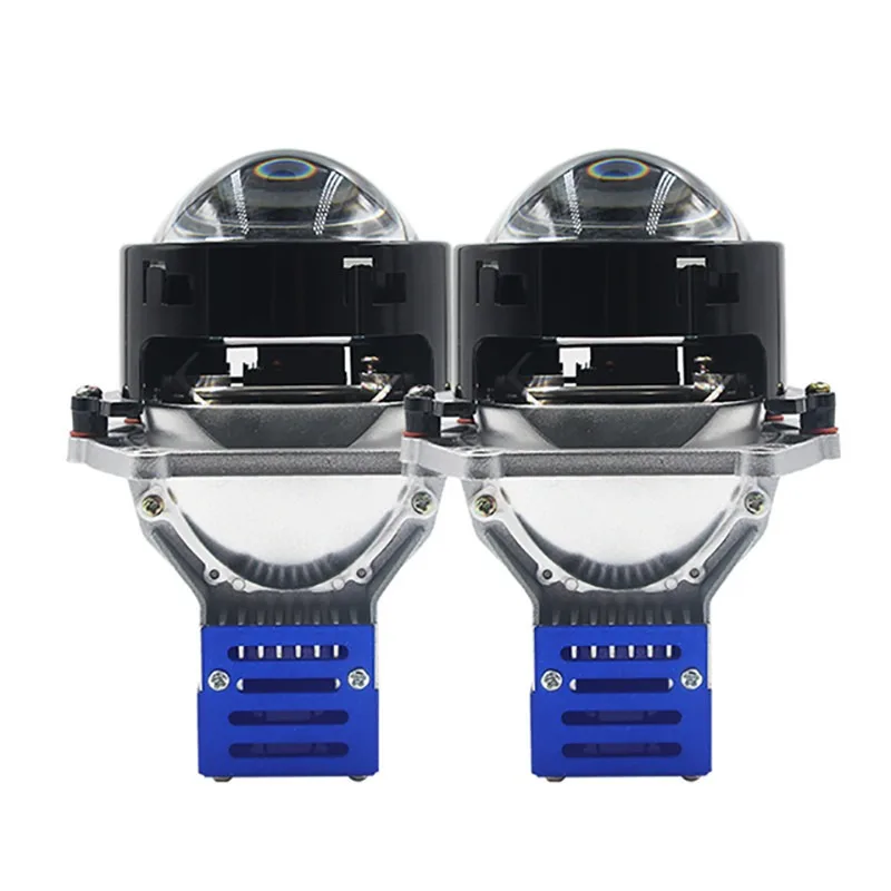 HD стеклянный объектив двойные отражатели 3 дюйма Bi светодиодный проектора для